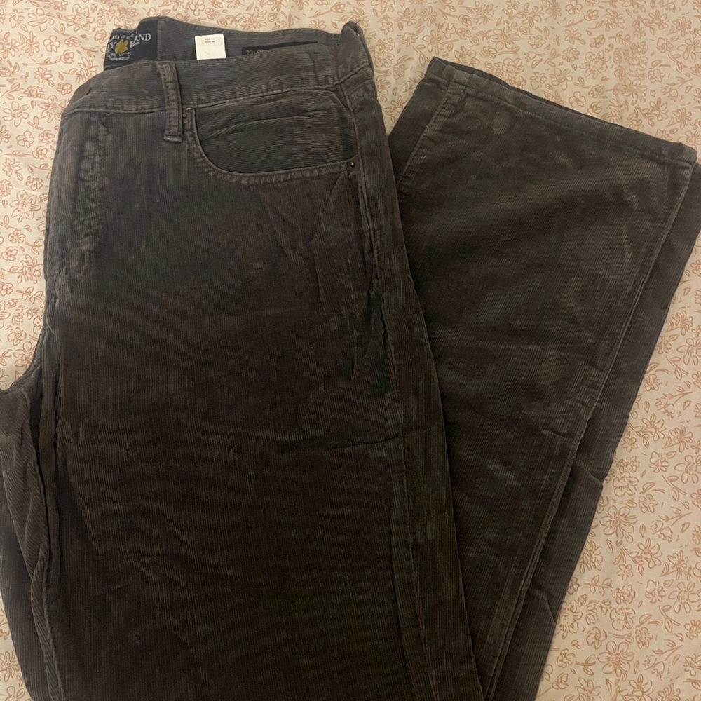 Lucky Brand Gray Corduroy Pants